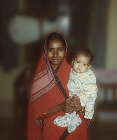 Bindi with blurred background
